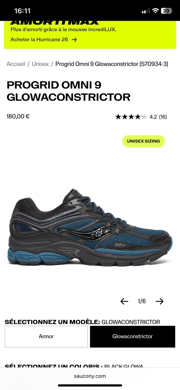 Sneakers saucony, Neuf, Enlèvement ou Envoi, Bleu, Baskets