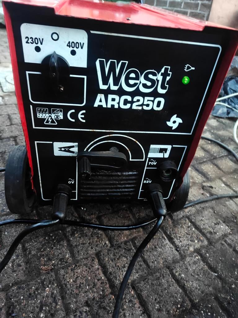 Lastapparaat West arc 250 in bijna nieuwe staat, Ophalen, Elektroden