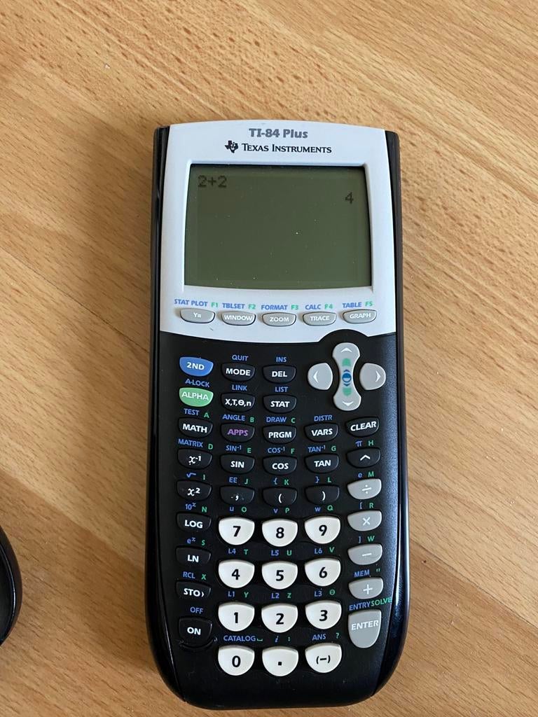 TI-84 plus grafisch rekenmachine, Ophalen, Grafische rekenmachine, Gebruikt