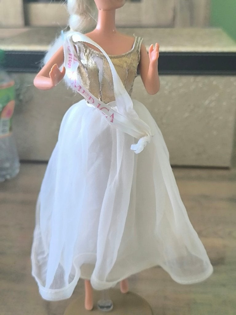 Miss América jurk uit 1972, Ophalen of Verzenden, Gebruikt, Barbie