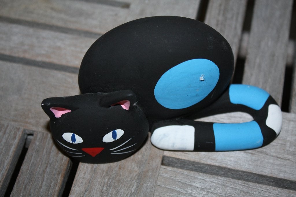 Chat Noir et Bleu en bois disign, Enlèvement