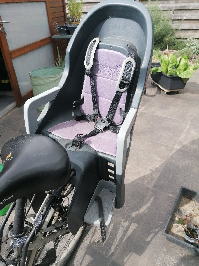 fietsstoeltje GUPPY, Fietsen en Brommers, Ophalen, Achterzitje, Guppy, Gebruikt