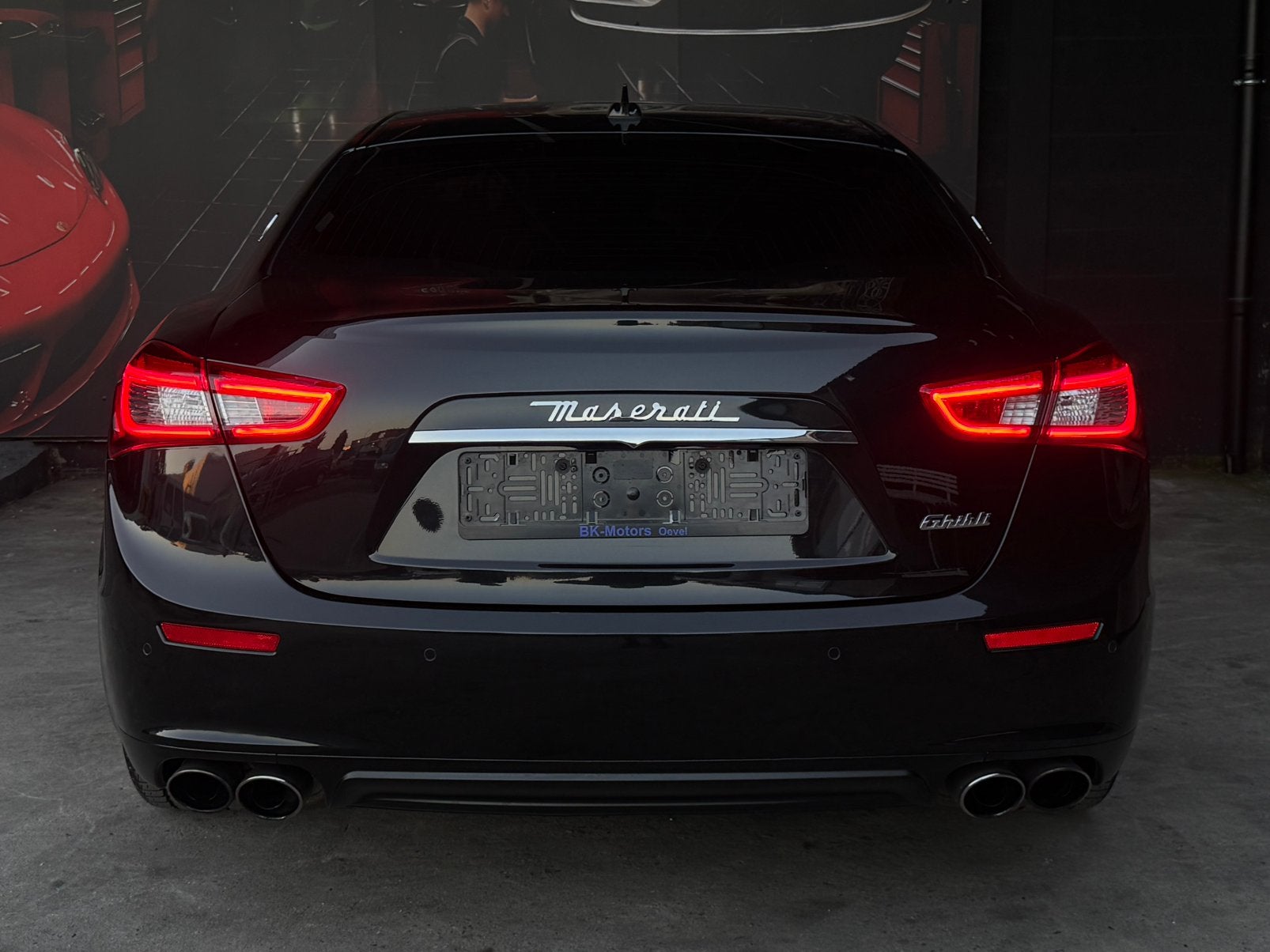 Maserati Ghibli 3.0 Benzine V6 BiTurbo, Auto's, 207 g/km, Zwart, Leder, Bedrijf