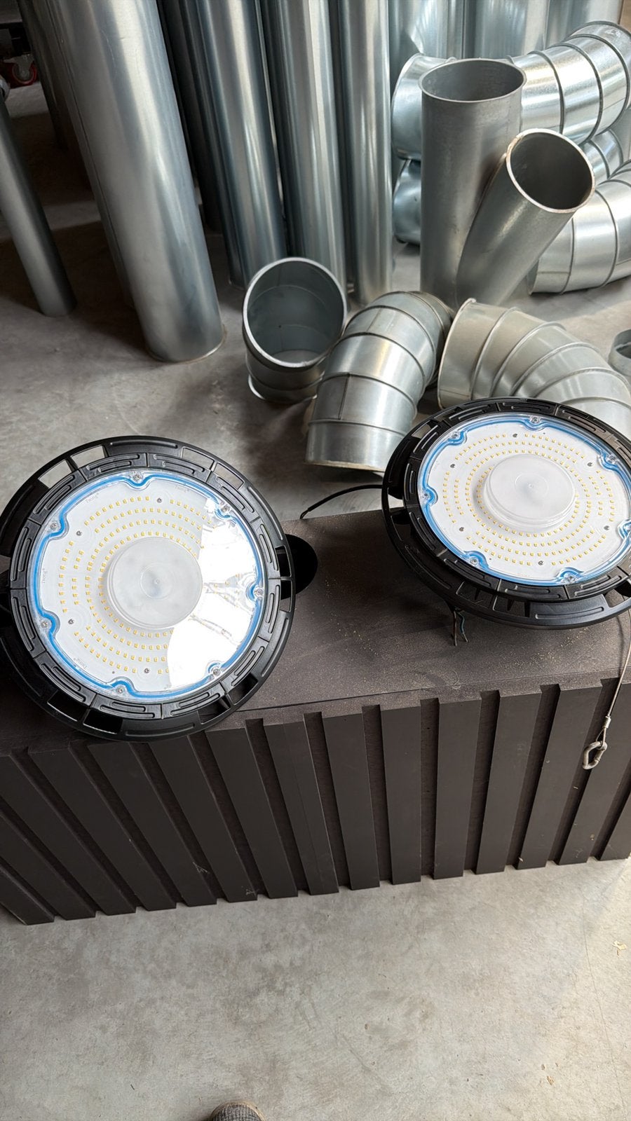 Ufo led lamp 150W 4000K, Ophalen, Gebruikt, 50 tot 200 watt, Lamp