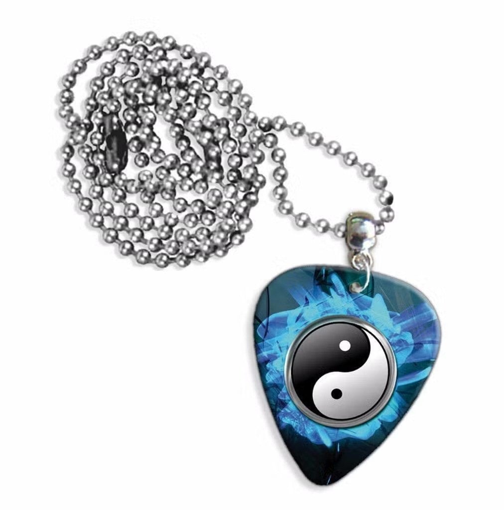 Plectrum ketting of sleutelhanger van het Yin en Yang teken, Enlèvement ou Envoi, Neuf