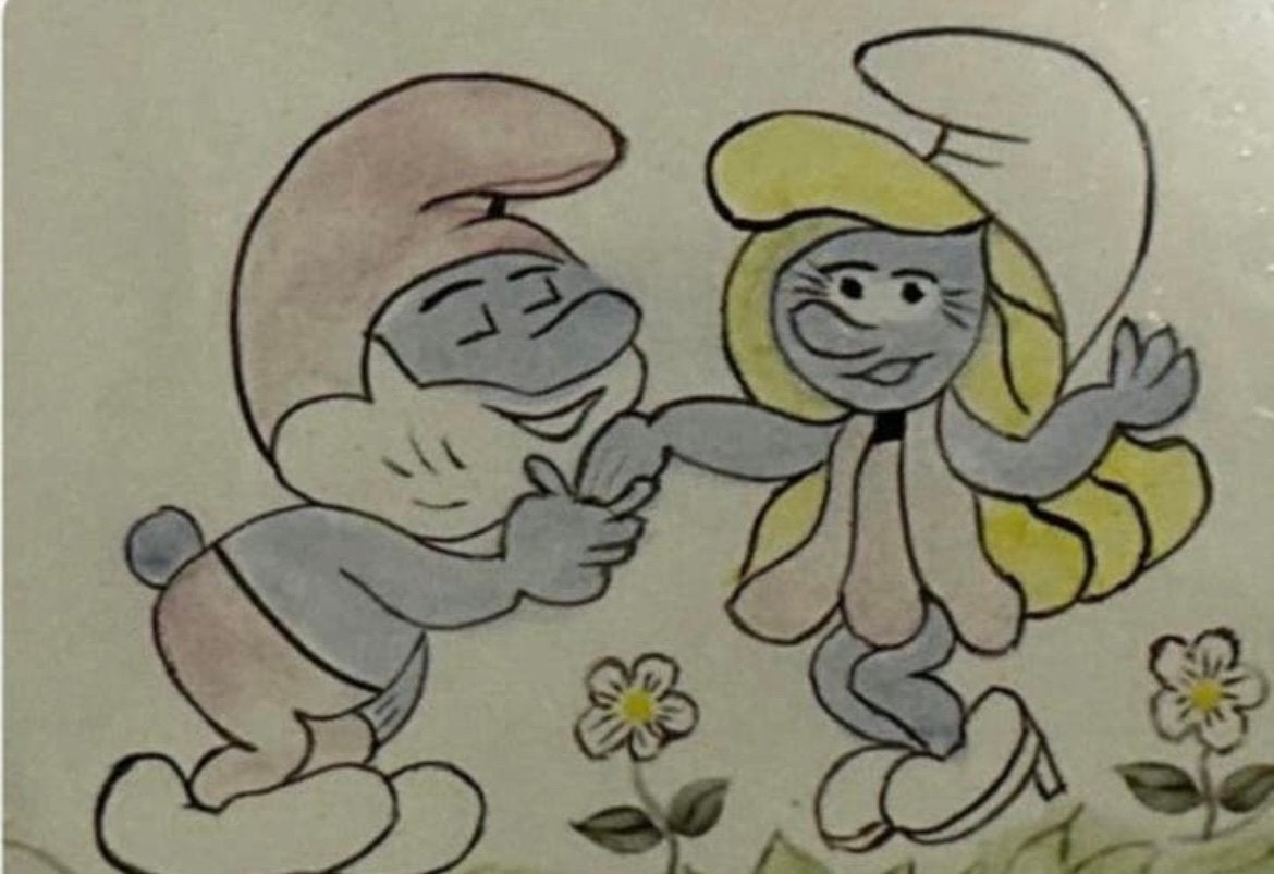 Ensemble Saint Amand Schtroumpfs rare, Enlèvement ou Envoi, Utilisé