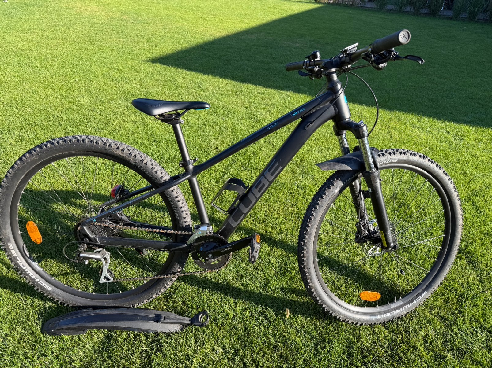 Cube aim race mountainbike zgan, Hardtail, 45 tot 49 cm, Zo goed als nieuw, Schijfrem