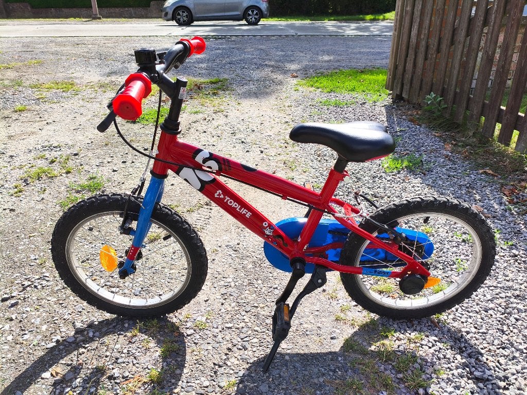 Velo Topbike 16 pouces, Vélos & Vélomoteurs, Vélos | Vélos pour enfant, Enlèvement, Utilisé, Frein sur jante, 16 à 20 pouces