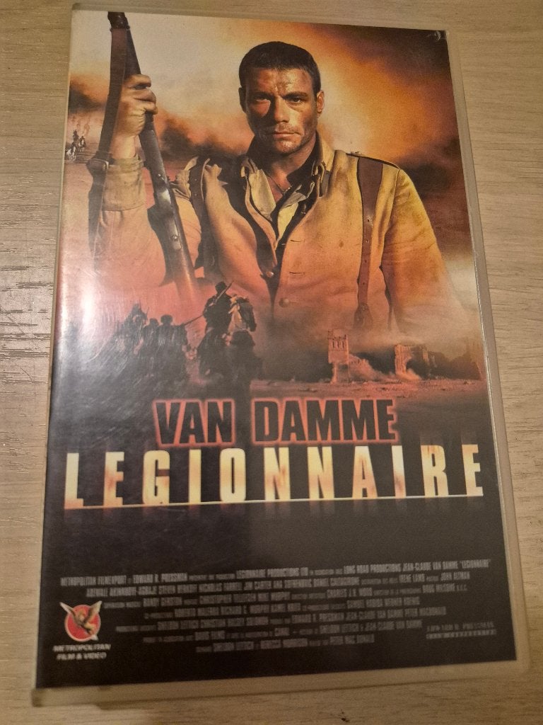 K7 VHS légionnaire van damme, CD & DVD, Français, Comme neuf, VHS, Action et Aventure