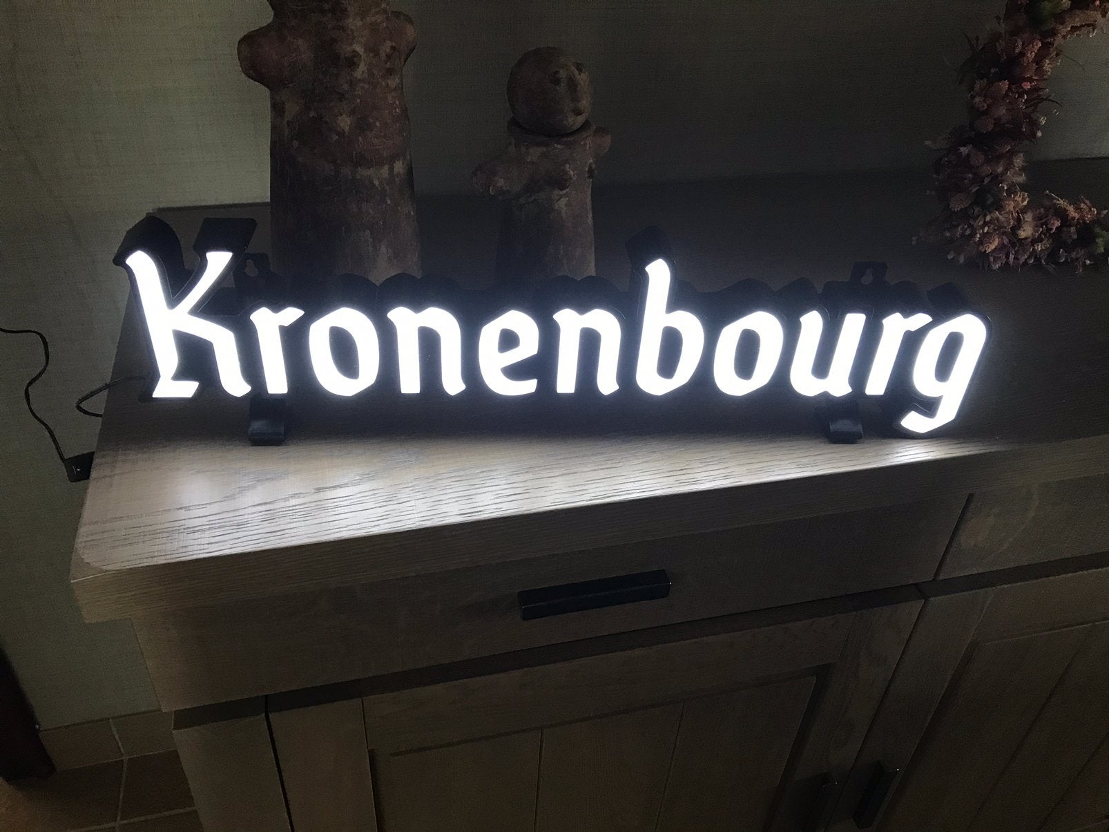 Publicité LED de Kronenbourg, Enlèvement ou Envoi, Comme neuf