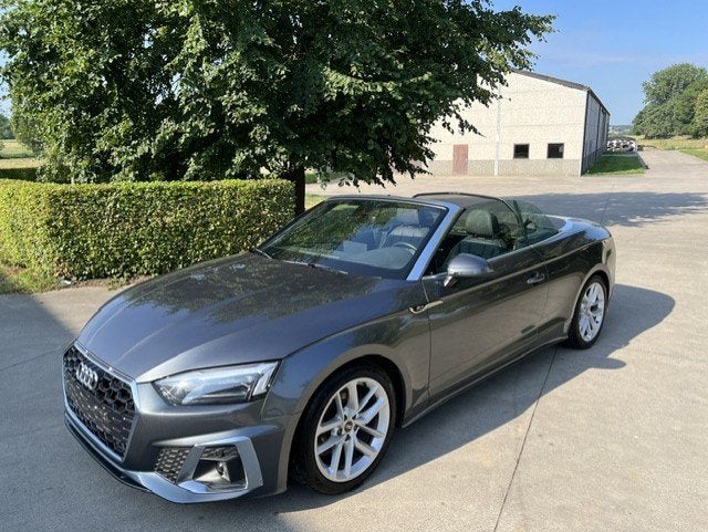 Audi A5 cabrio AUT S-Line 2.0 benzine (MHEV) MET 23.000km, Auto's, Automaat, 4 zetels, Leder, Bedrijf