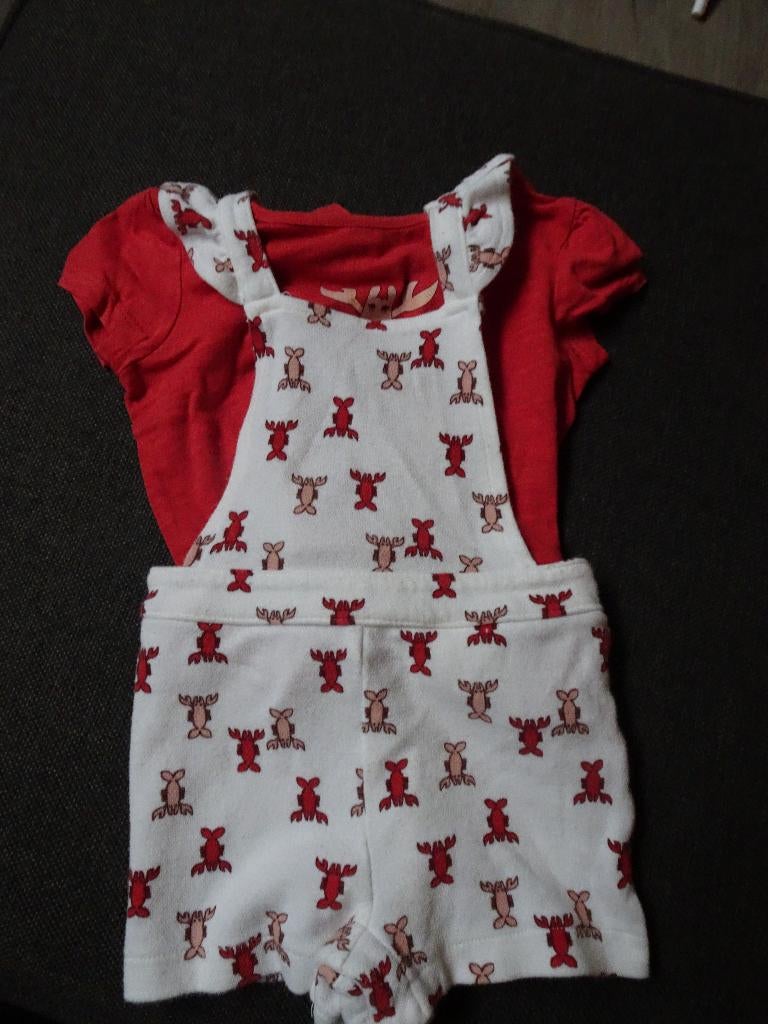 Ensemble 2 pièces à imprimé homard (JBC) Taille 80, Enlèvement ou Envoi, Ensemble, Comme neuf, JBC.