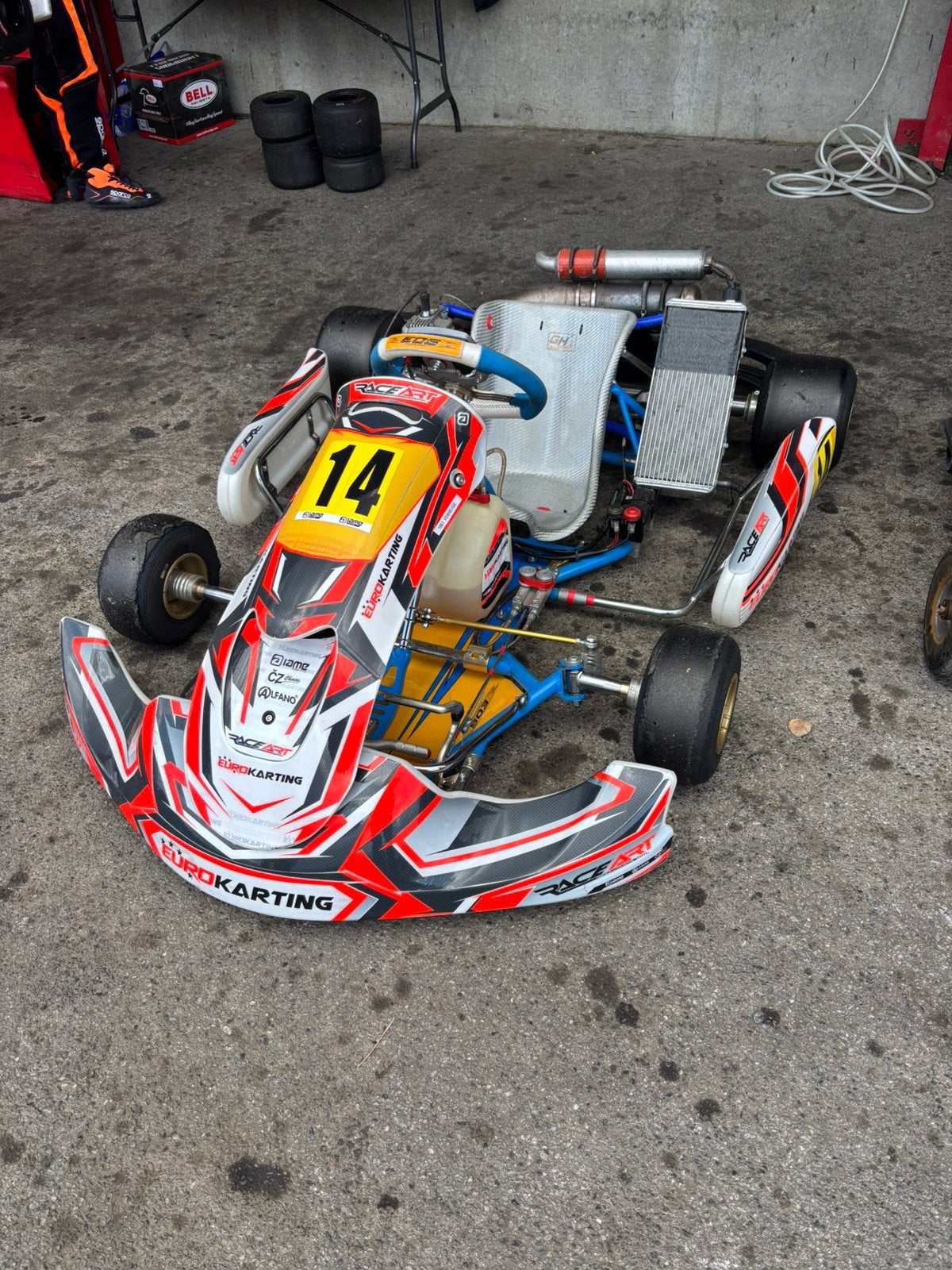 IAME X30 125cc– Excellent état - Alfano 6- Numero 14, Sports & Fitness, Karting, Enlèvement, Kart