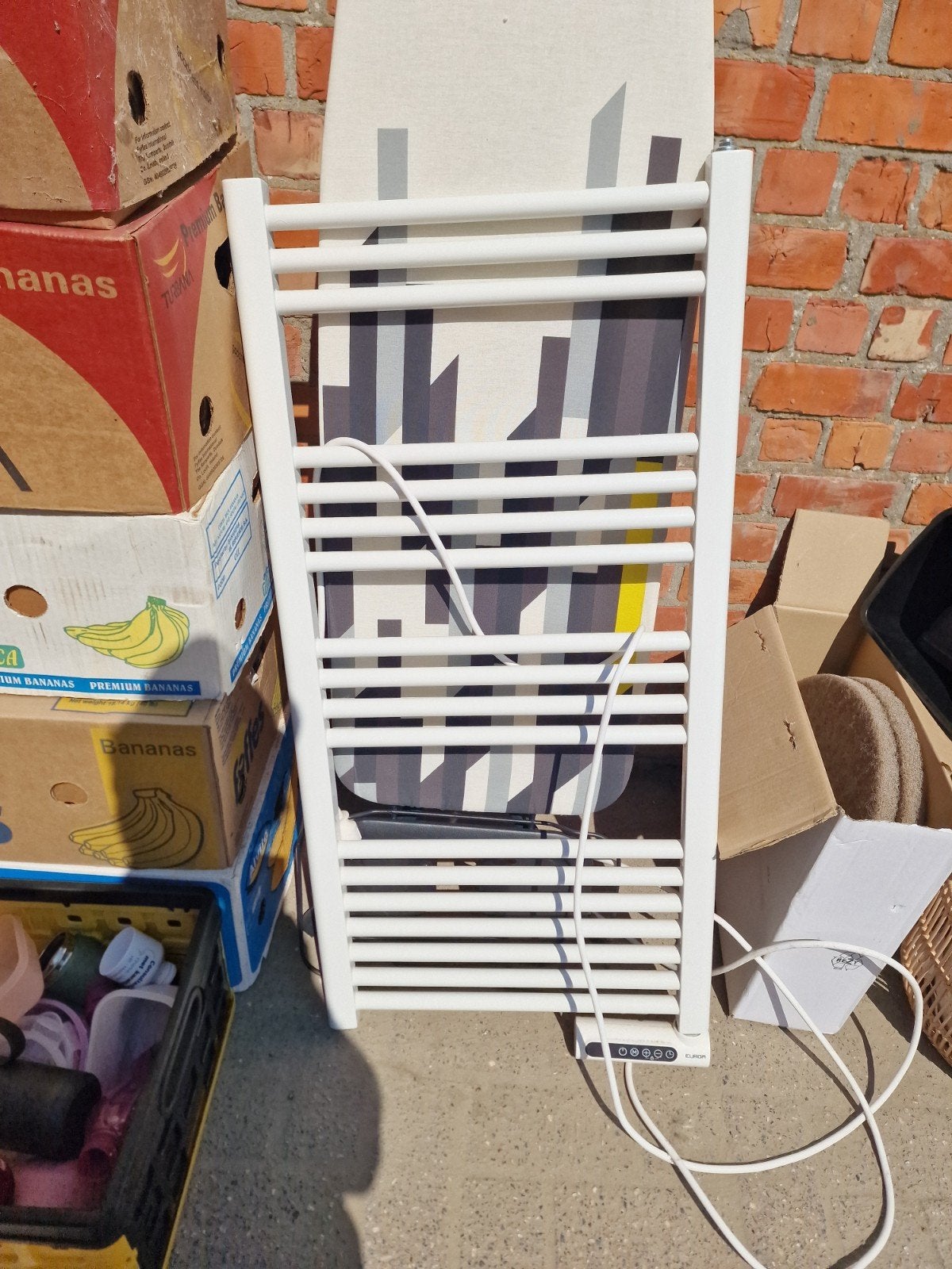 Handdoekradiator, Ophalen