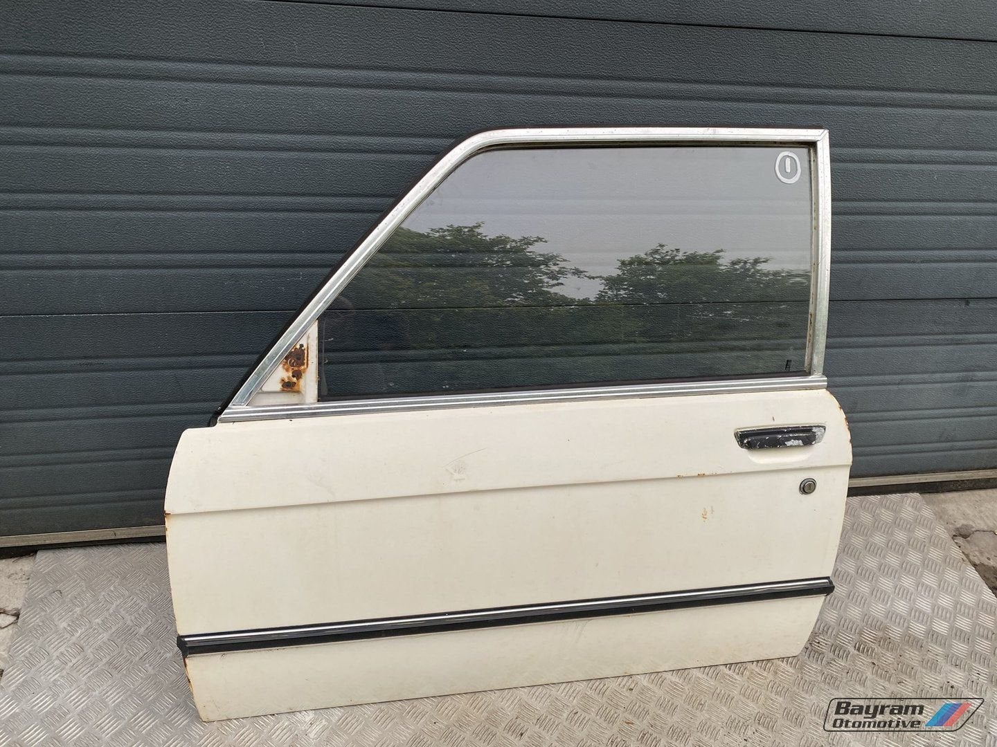 Bmw E21 deur links portier wit 3-serie type2 bestuurdersdeur, Auto-onderdelen, Carrosserie, Ophalen, Gebruikt, -, Deur