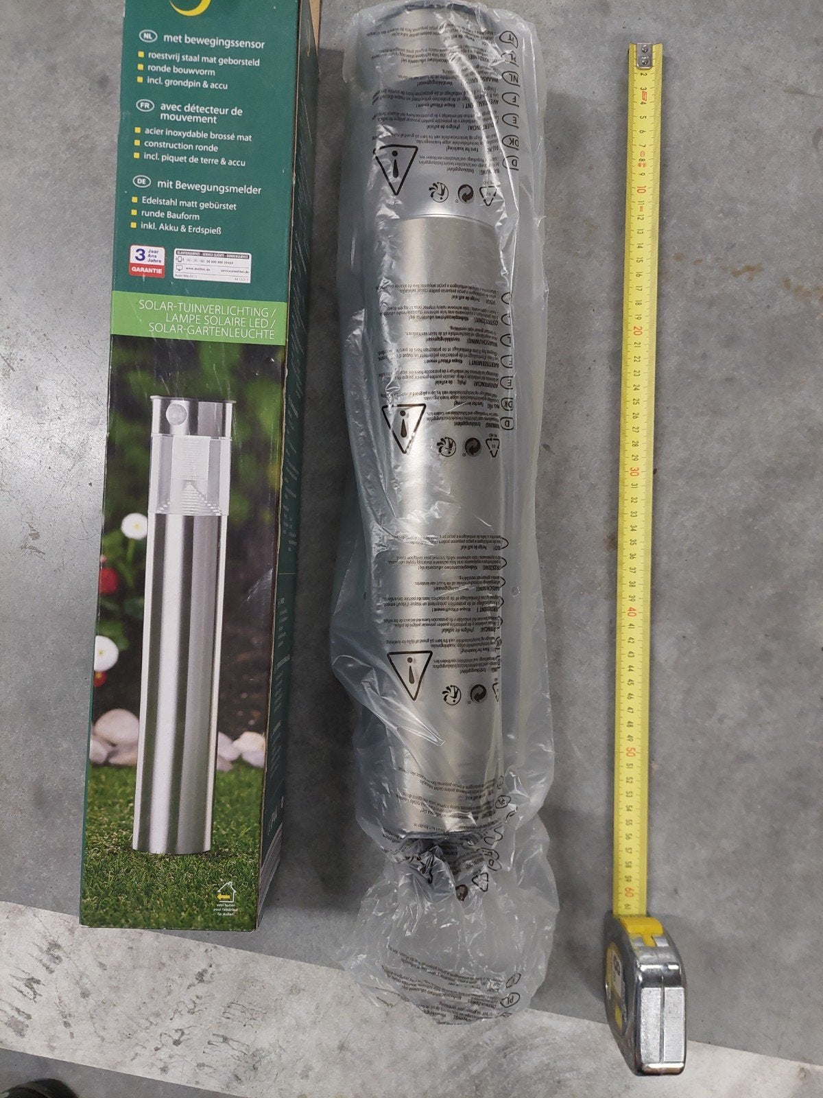 4 lampes solaires, Caravanes & Camping, Enlèvement, Neuf, Énergie solaire