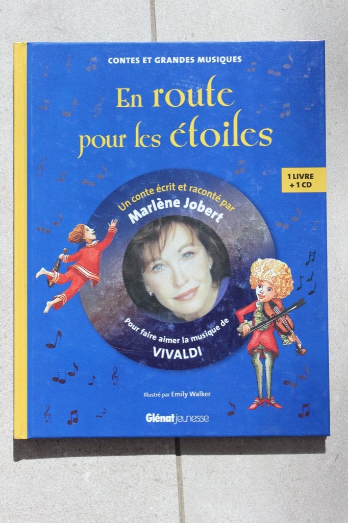 "En route pour les étoiles" livre et CD. Marlène JOBERT, Livres, Garçon ou Fille, Enlèvement ou Envoi, Utilisé, Contes (de fées)