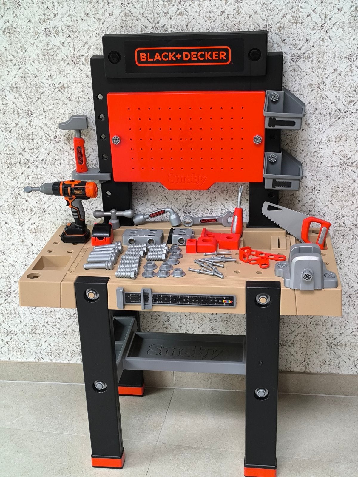 Smoby Black & Decker Werkbank + accesoires., Ophalen, Gebruikt