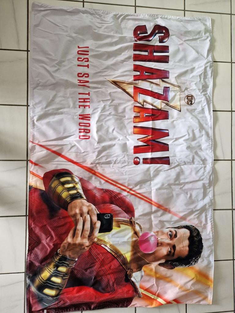 Groot Canvasdoek DC Comics Shazam, Ophalen of Verzenden