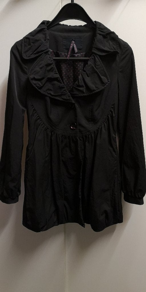 Veste de pluie Fornarina noire taille S comme neuve, Taille 36 (S), Fornarina, Comme neuf, Noir