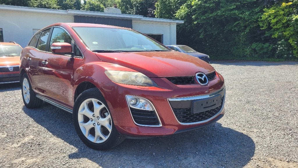 mazda CX-7 2.2cdvi 4X4 AIRCO LEDER 1STE EIGENAAR 2011, Auto's, Euro 5, Zwart, 4 cilinders, Bedrijf