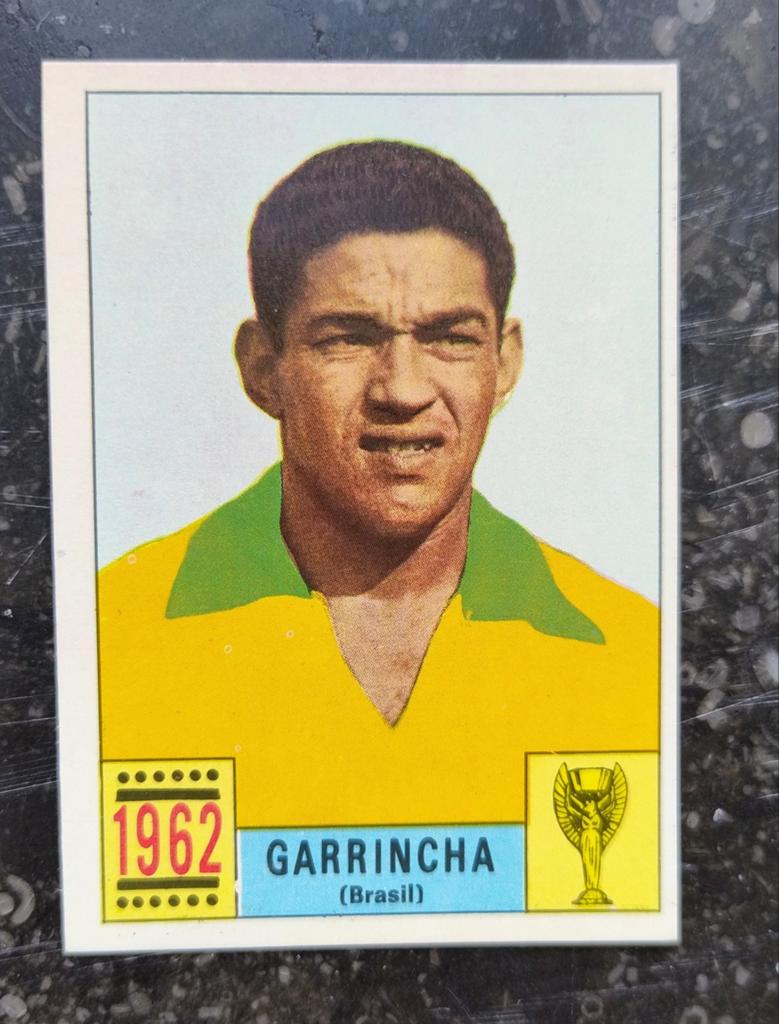 Coupe du monde Panini, Mexique '70' : 1962 Garincha., Enlèvement