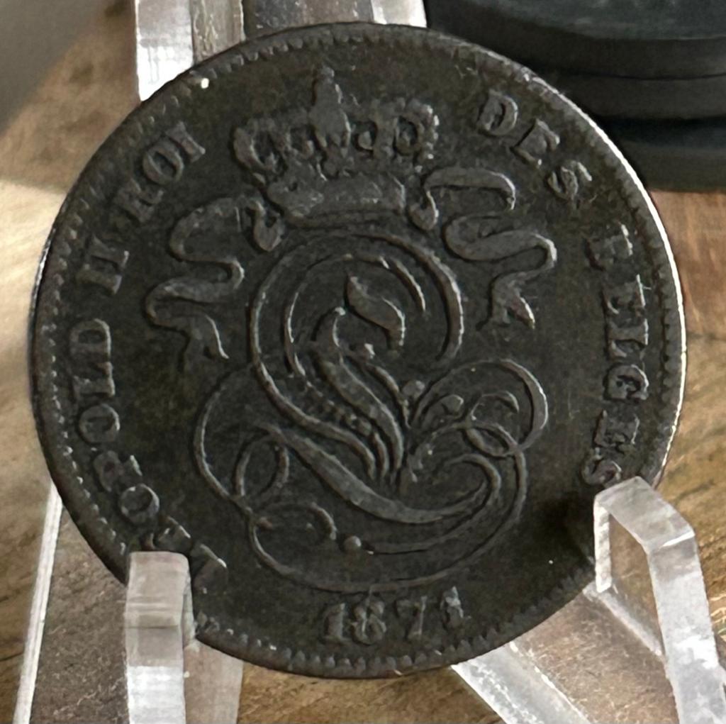 2 cents 1871 Leopold 2, Enlèvement ou Envoi