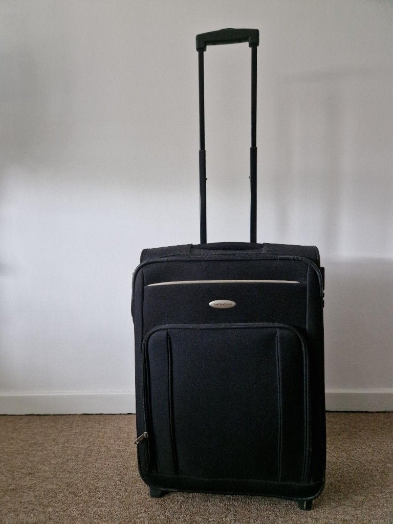 La valise/le chariot Samsonite peuvent dans un bagage à main, Moins de 35 cm, Comme neuf, Enlèvement, Moins de 50 cm