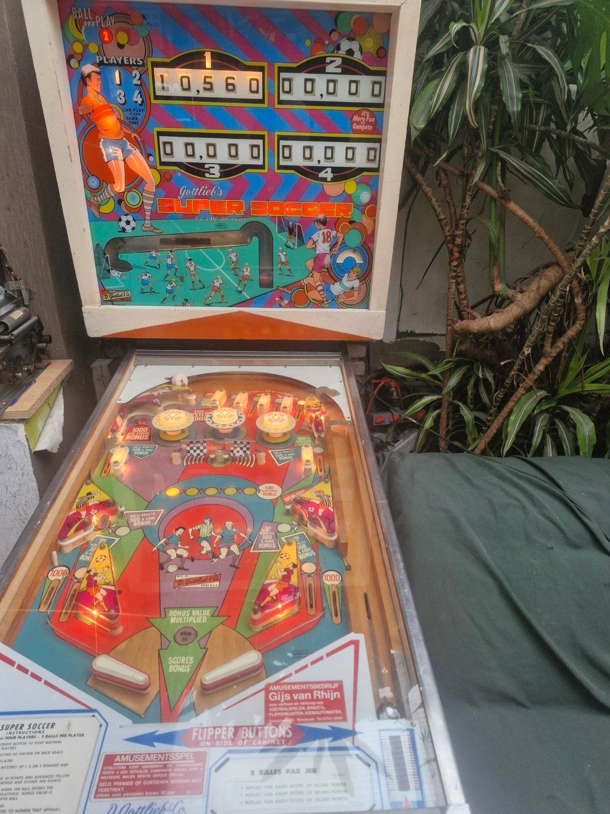 flipper, Collections, Enlèvement ou Envoi, Mécanique