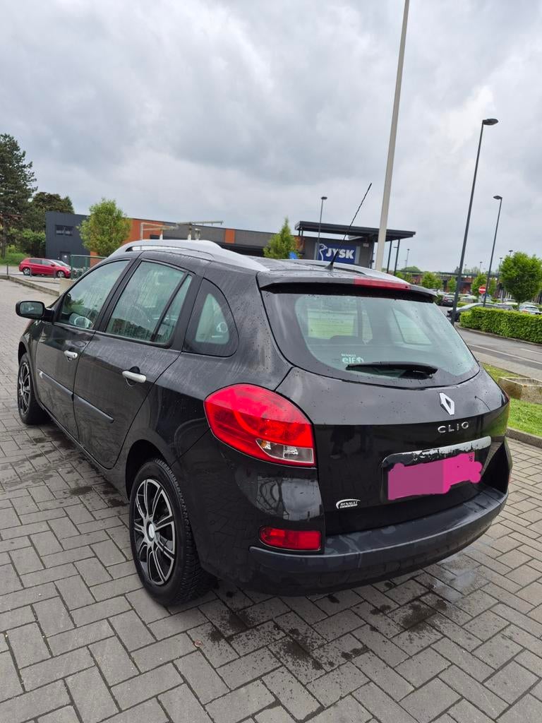 Renault Clio 3 Break 1.2 Petrol 2009 start, rijdt goed, Auto's, Zwart, Zwart, Break, 5 deurs