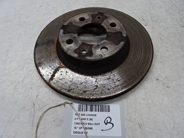 REMSCHIJF VOOR Fiat 500 (312) (01-2007/12-2012), Gebruikt, Fiat
