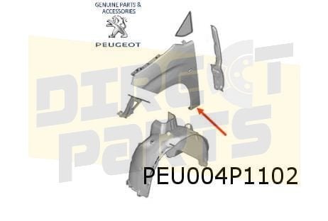 Peugeot Partner (11/18-) voorscherm Rechts (zonder gaten voo, Neuf, Toyota, -, -