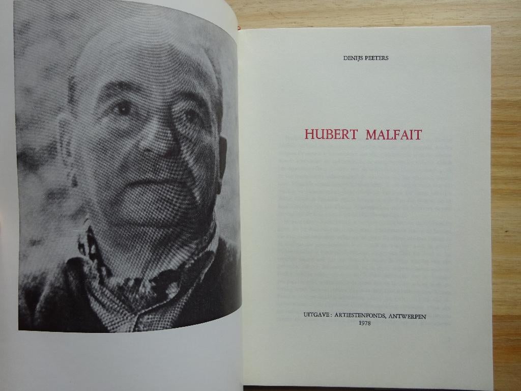 Hubert Malfait, 1978, door Denijs Peeters, Peinture et dessin, Enlèvement ou Envoi, Comme neuf, Denijs Peeters