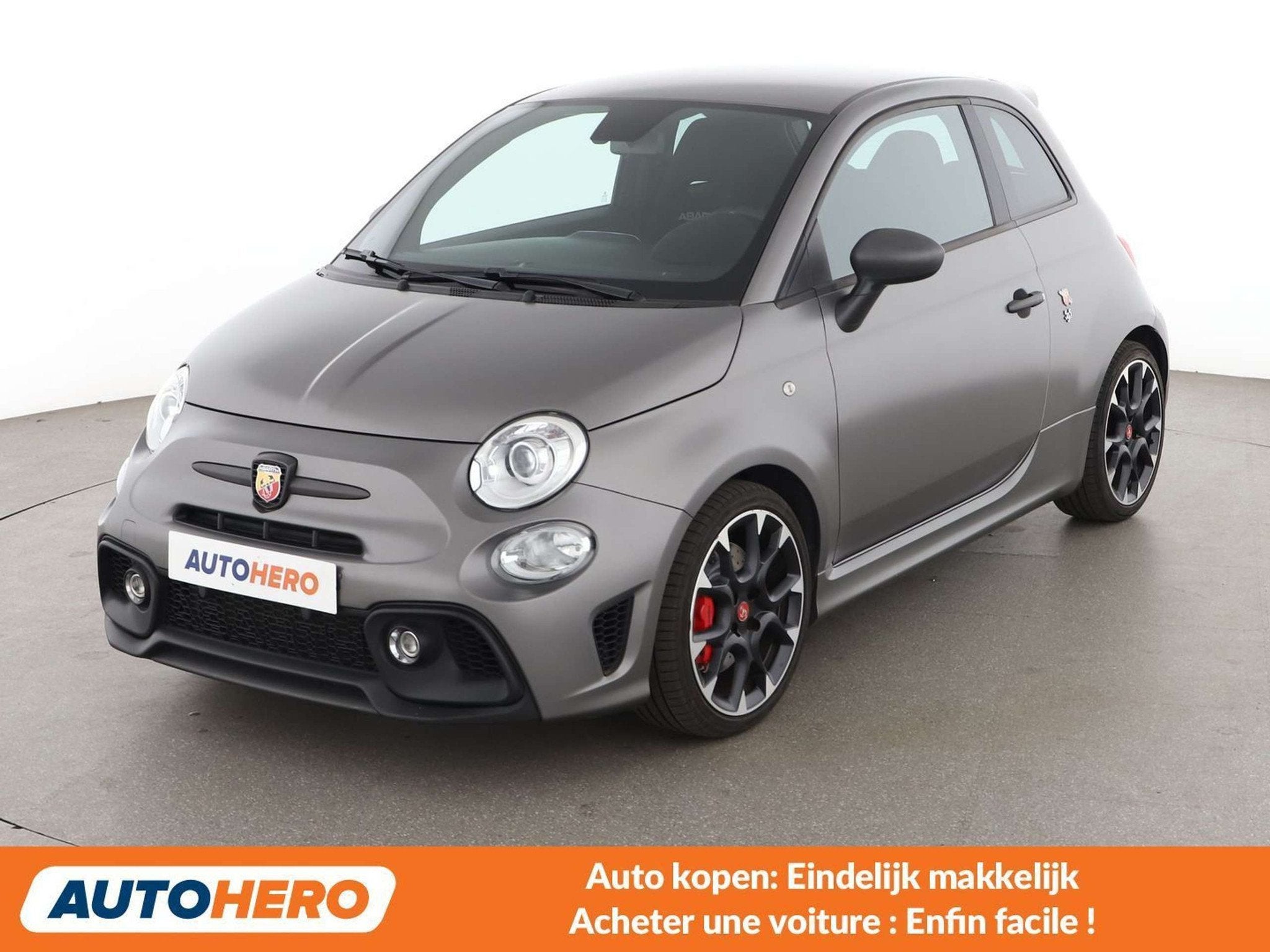 Abarth 595 1.4 Competizione (année de construction 2019), Autos, Argent ou Gris, Achat, Euro 6, Noir
