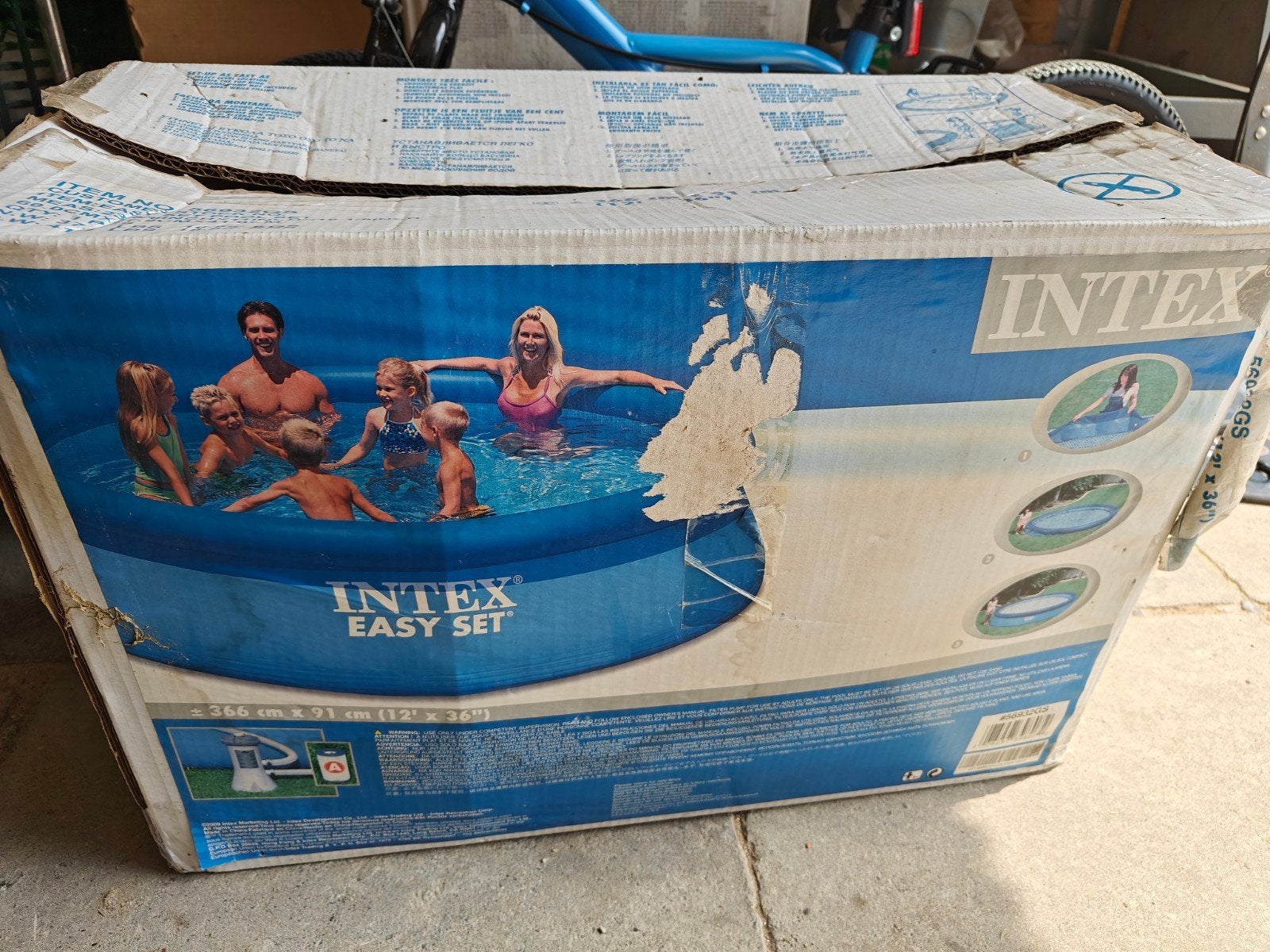 Zwembad met filter, Tuin en Terras, Ophalen