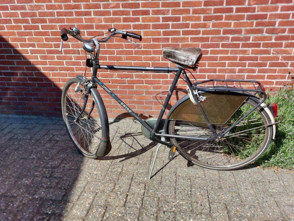 union herenfiets maat 56, Gebruikt, Velgrem, Versnellingen, 53 tot 57 cm
