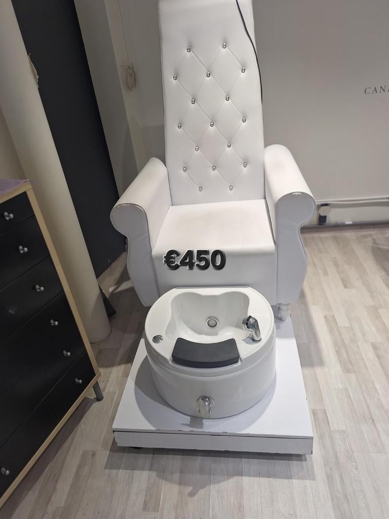 Luxe pedicure stoel met voetspa – professioneel, Ophalen