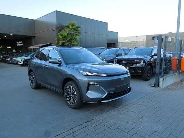 Geely Starray EM-i 1.5i PHEV 262pk Automaat Max+ Pano ACC, Auto's, Automaat, 1498 cc, Euro 6, Verwarmde buitenspiegels
