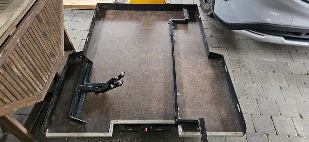 Koffer slede voor ford ranger, Ophalen