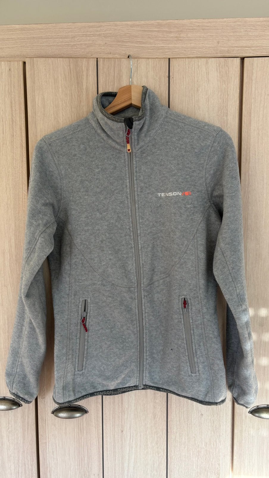 Tenson fleece mt 38, Kleding | Dames, Sportkleding, Ophalen of Verzenden, Zo goed als nieuw, Maat 38/40 (M), Grijs