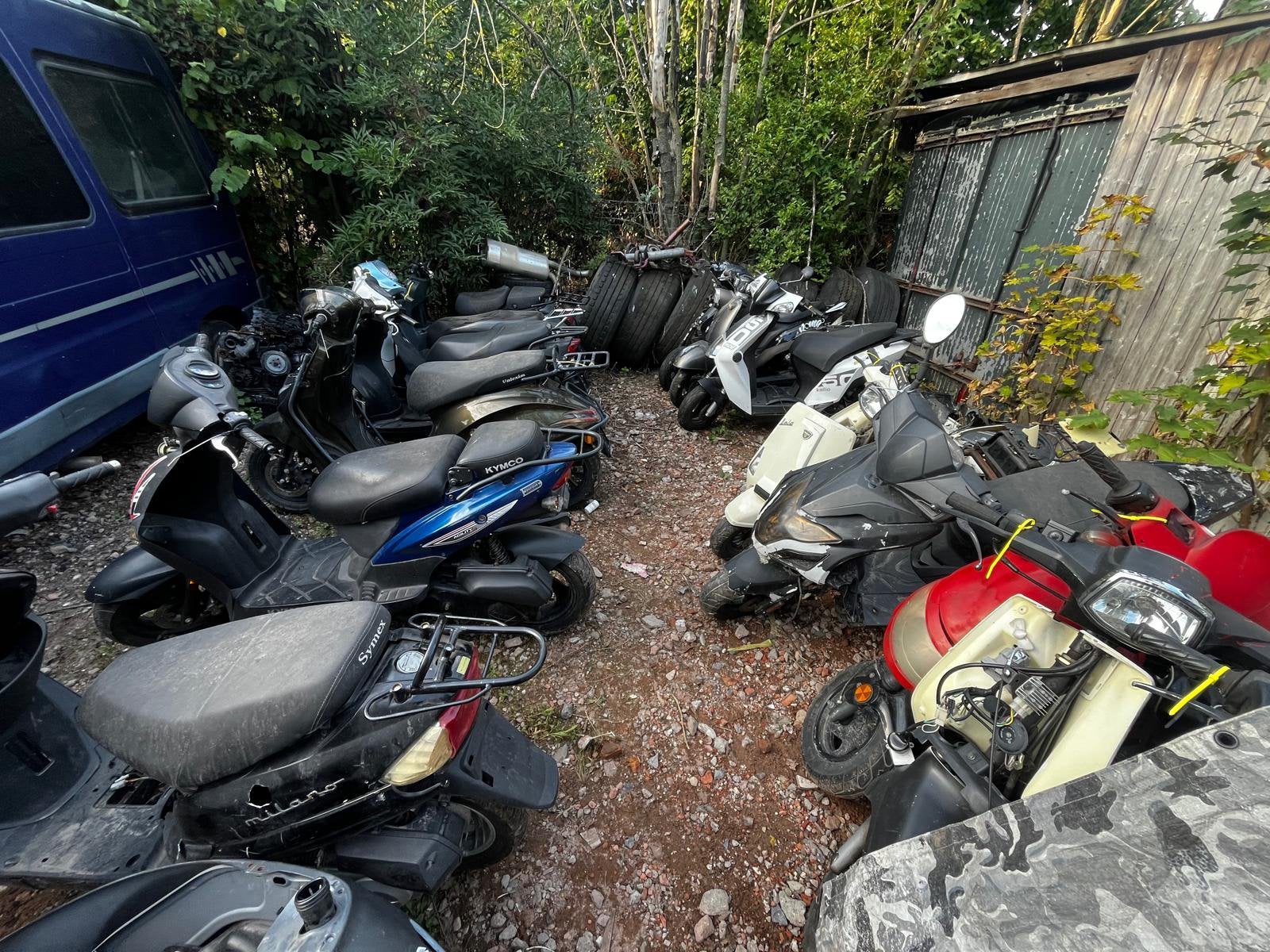 Lot scooters te koop, Ophalen, Gebruikt, Benzine