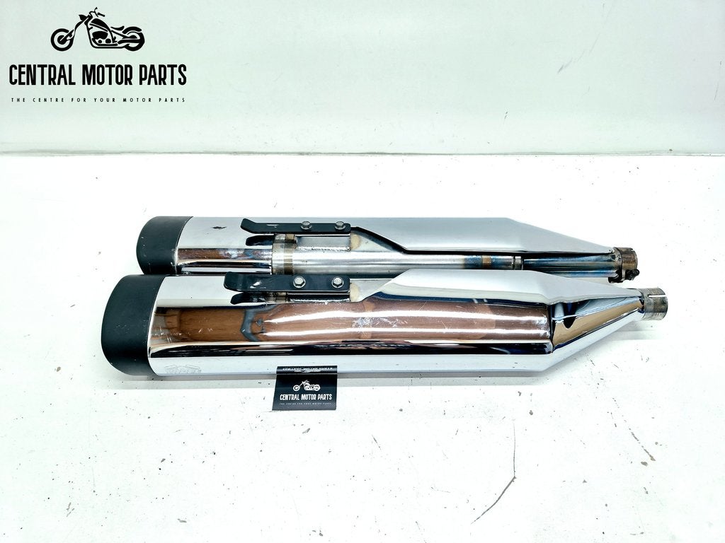 Vance and Hines Chromen Monster Ovals Touring 1997-2016, Motoren, Onderdelen | Harley-Davidson, Gebruikt, Ophalen of Verzenden