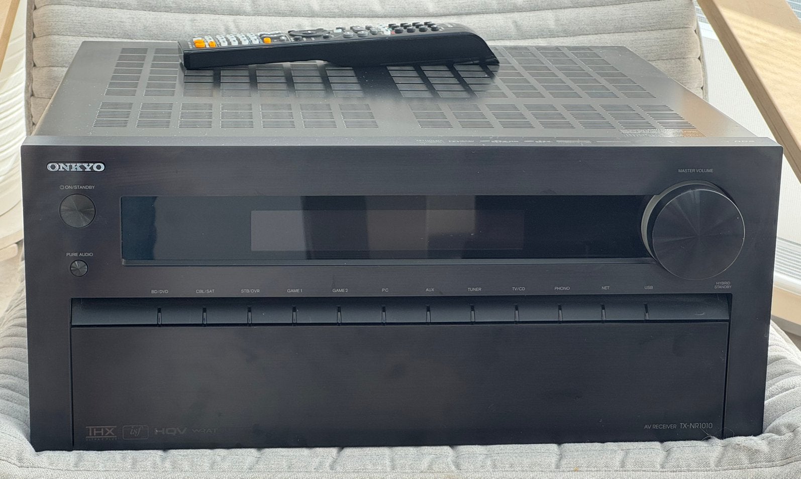 Onkyo AV-Receiver TX-NR1010, TV, Hi-fi & Vidéo, Enlèvement, Utilisé