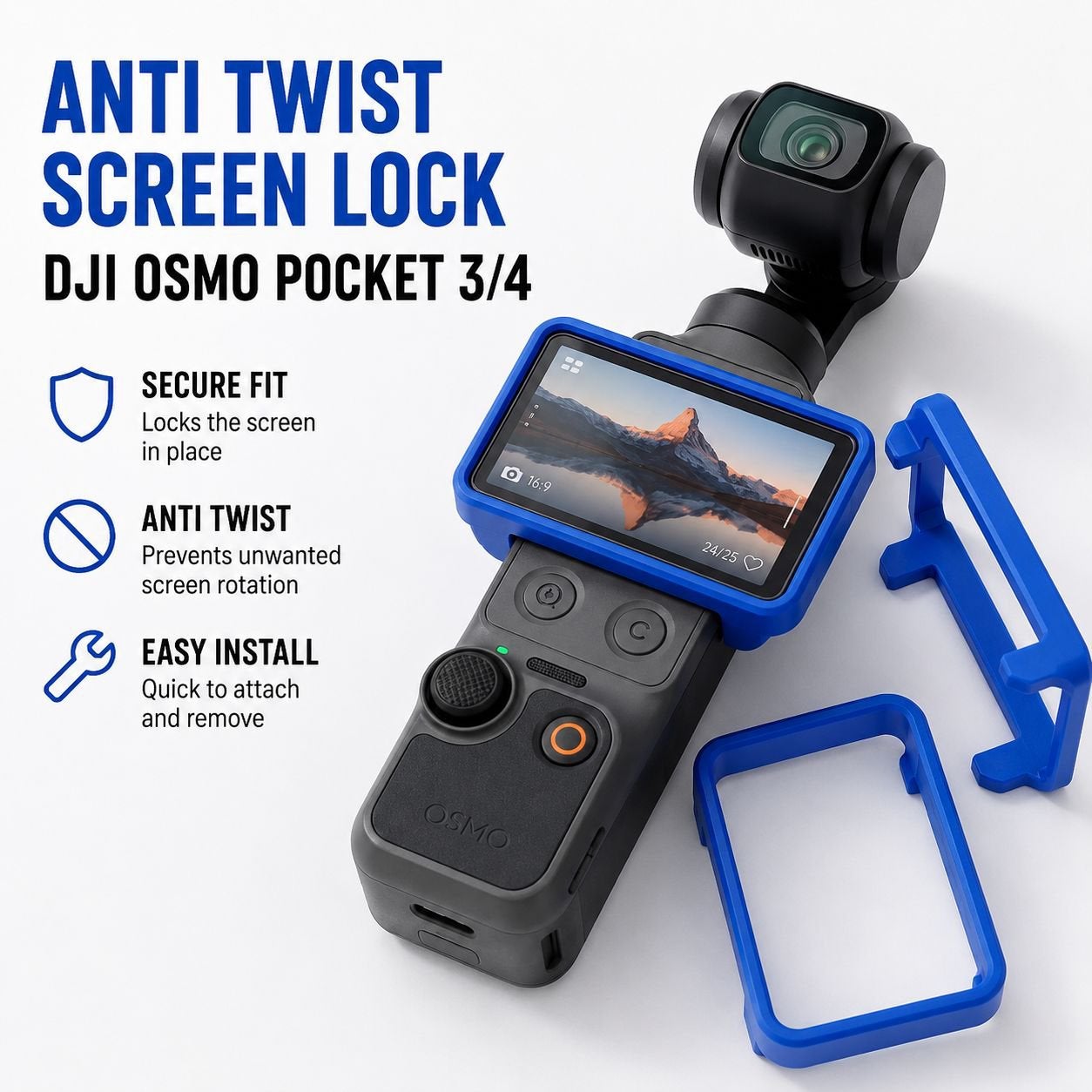 Osmo pocket 3 en 4 anti draai systeem, Ophalen of Verzenden, Nieuw