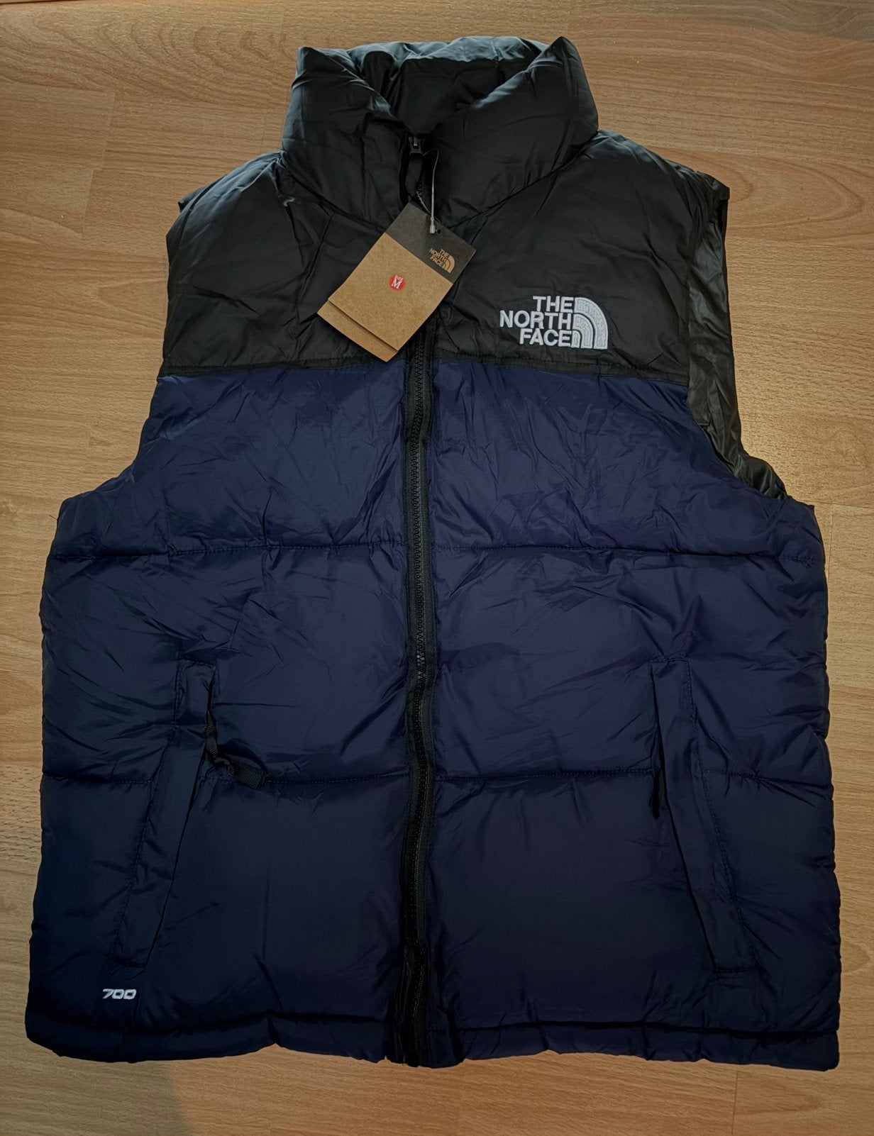 Blauwe jas zonder mouwen van The North Face, Ophalen of Verzenden, Zo goed als nieuw, Blauw
