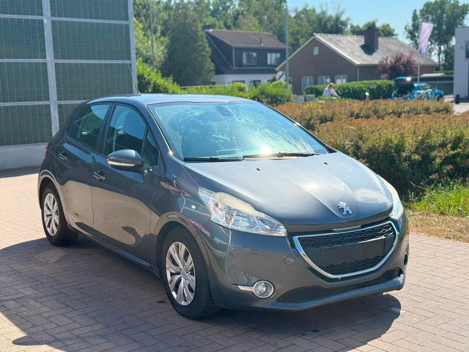 Peugeot 208 1.2 Benzine, Auto's, Stof, Zwart, Blauw, Bedrijf