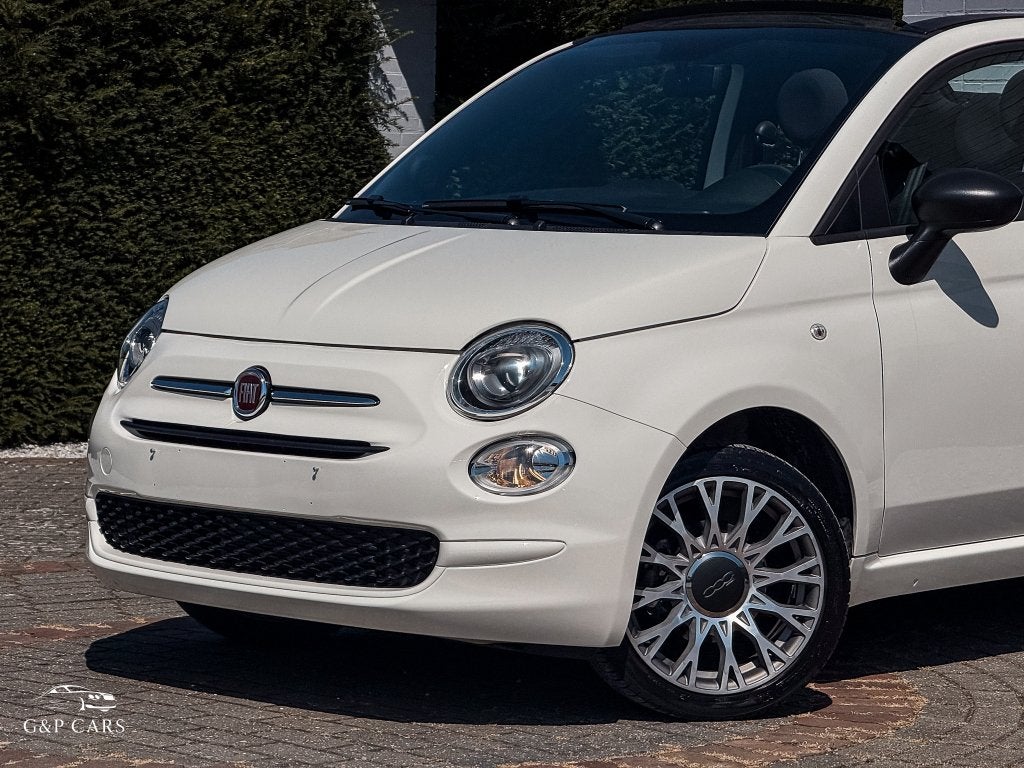 FIAT 500C/Hybrid/Cabrio/Carplay/LED/Cruise Control/Airco/, Auto's, Voorwielaandrijving, Dealer onderhouden, Stof, Euro 6