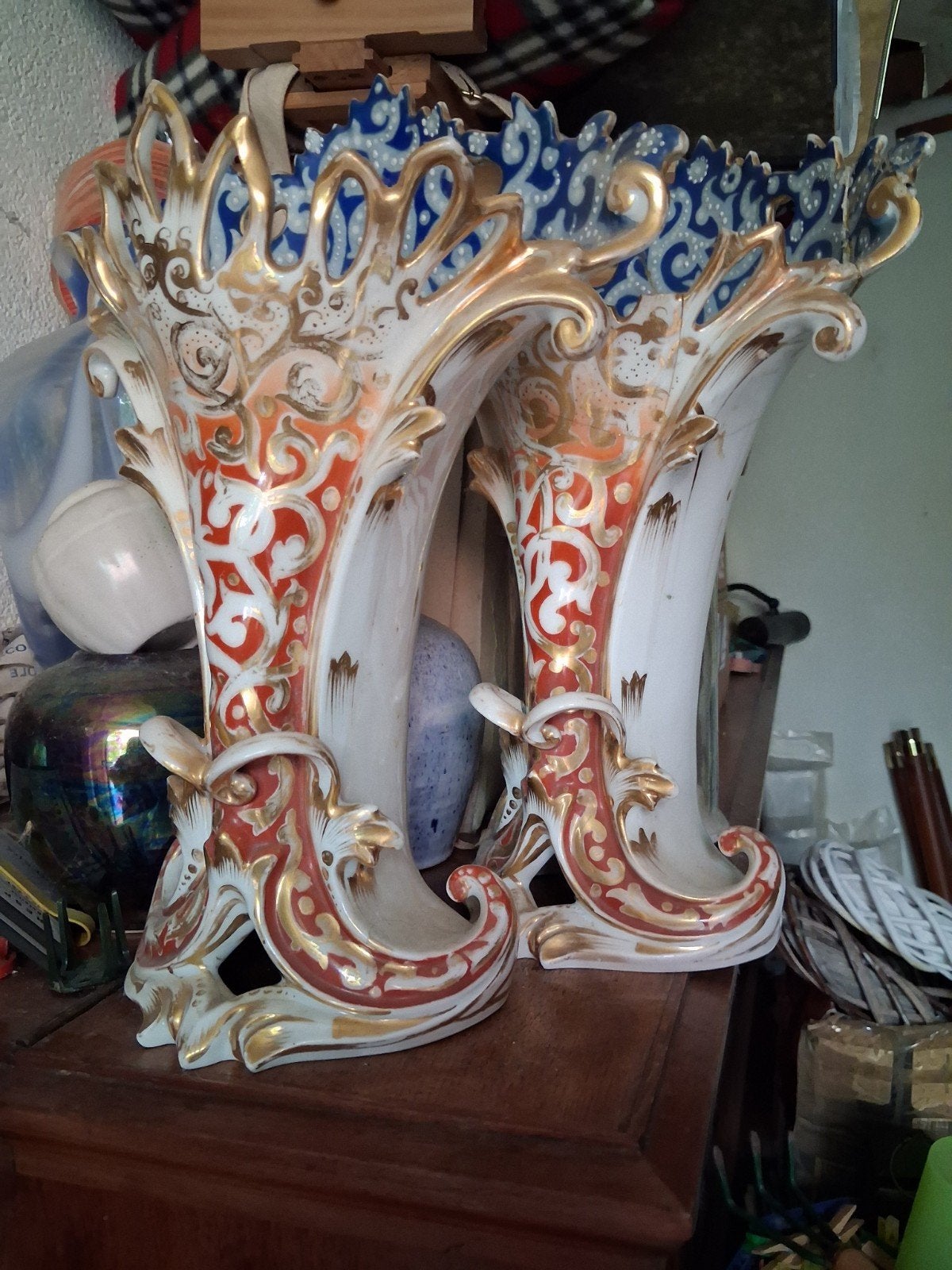 Te koop 2 vazen art nouveau, Ophalen