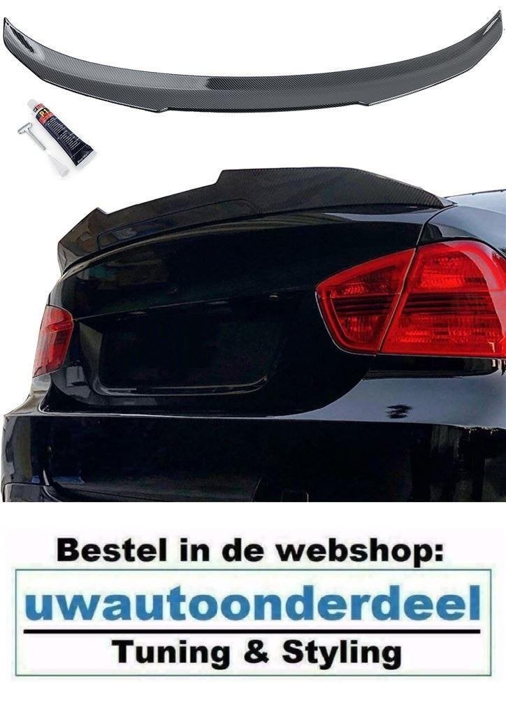 Achterklep Ducktale Spoiler Carbon Look Voor Bmw 3 Serie E90, Verzenden