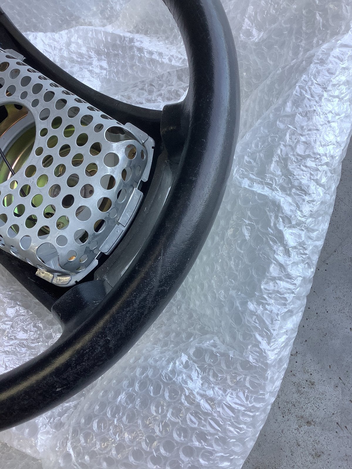 Volant en cuir pour Mercedes W201/W124 Sportline, Enlèvement